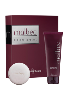 Kit Malbec Gel Após Barba/ Sabonete Perfumado