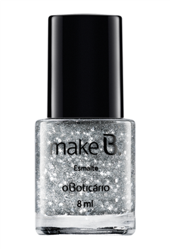 Make B. Black Crystal Collection Esmalte Glow Silver